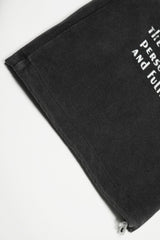 Minimal Cotton Wide Leg Sweatpants
