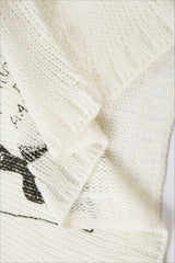 Illustrated Typography Relaxed Sweater