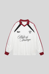 Rhinestone Typography Raglan V Neck Sweatshirt