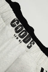 Tie Dye Typography Wide Leg Sweatpants
