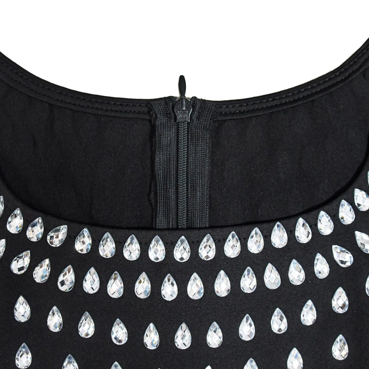 Rhinestone Sleeveless Hip Dress