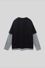 California Typography Layered Long Sleeve T-Shirt