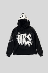 Gothic Puff Typography Pullover Hoodie