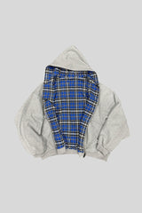 Reversible Plaid Full Zip Hoodie