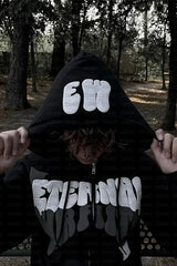 Eternal Puff Typography Full Zip Hoodie