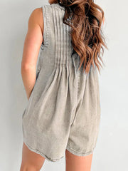 VANELLOPE - GO-TO ONE PIECE DENIM ROMPER
