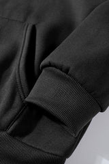 Gothic Graphic Relaxed Full Zip Hoodie