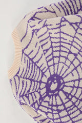 Spiderweb Jacquard All Over Sweater