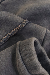 Exposed Seam Star Pullover Hoodie