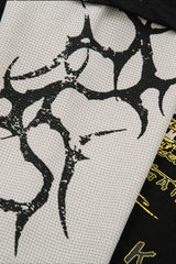 Punk Collage Graphic Layered Long Sleeve T-Shirt