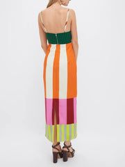 JULIETA - SIENNA BLOOM TIERED BOHO MAXI DRESS