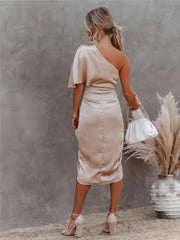 Allegra Elegant silk party dress