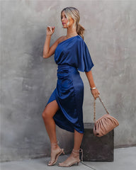 Allegra Elegant silk party dress