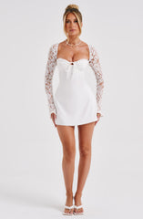 Olivia | Elegant Tie-Back Mini Dress