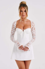 Olivia | Elegant Tie-Back Mini Dress