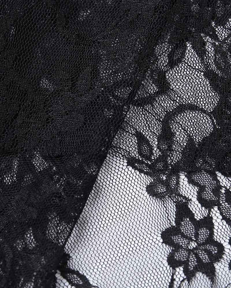 Erebus Mini Stylish Lace Dress