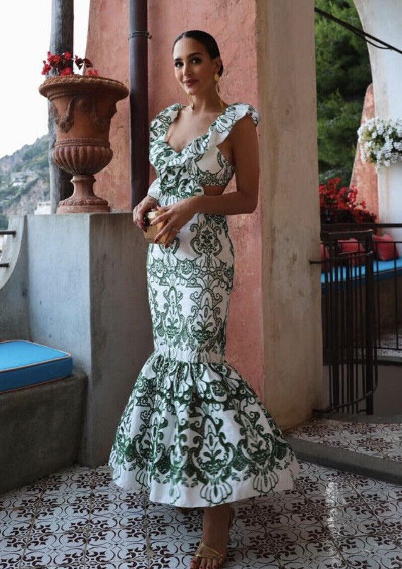 Ruffled Maxi Dress