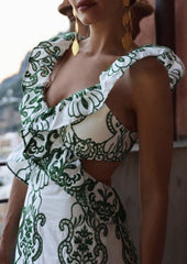 Ruffled Maxi Dress