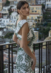 Ruffled Maxi Dress