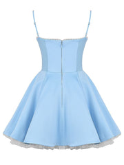 Cinderella Blue Tulle Mini Dress