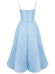 Cinderella Blue Tulle Midi Dress