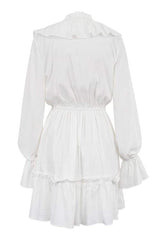 Sharon V-neck Ruffle Mini Dress