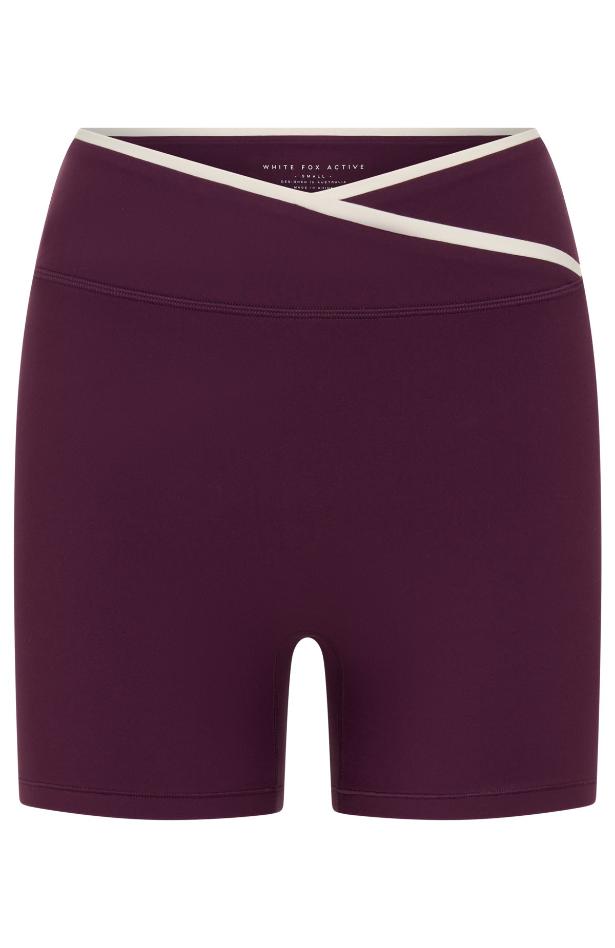Defence Bike Shorts Plum/Cream