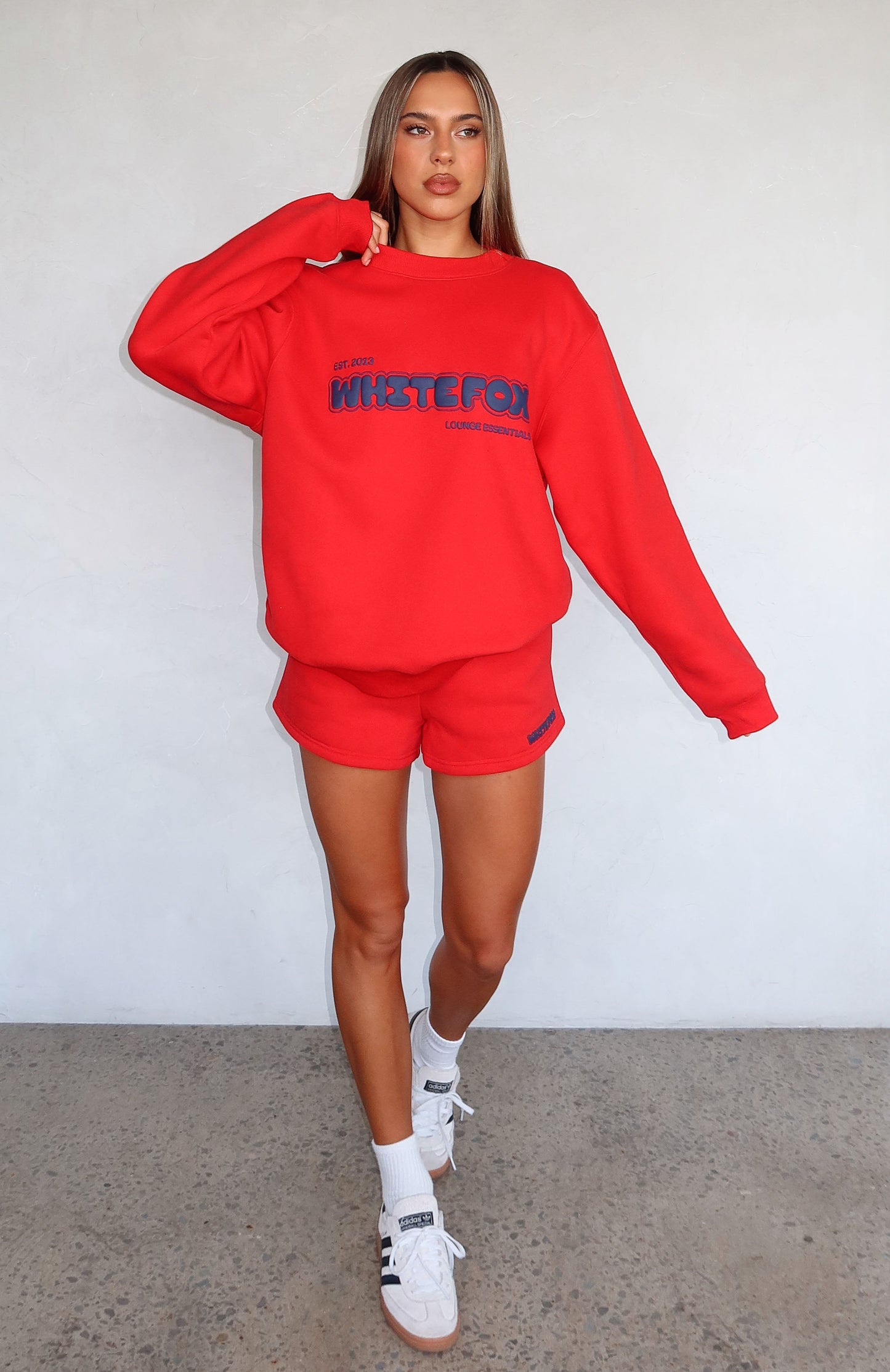 Give It A Try Lounge Shorts Red