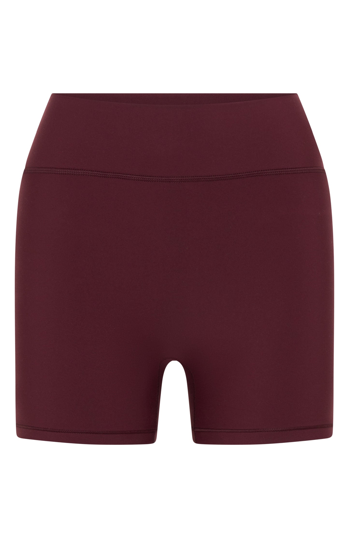 Keep Up High Waisted Shorts 4" Merlot