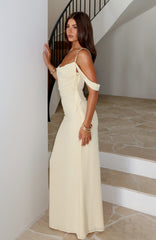 Love Blossoms Maxi Dress Lemon