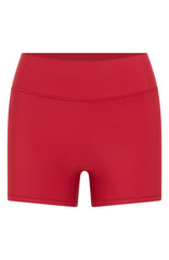 Shift Mid Rise Shorts 3.5" Cherry Red