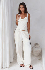 Take A Stance Pants Off White