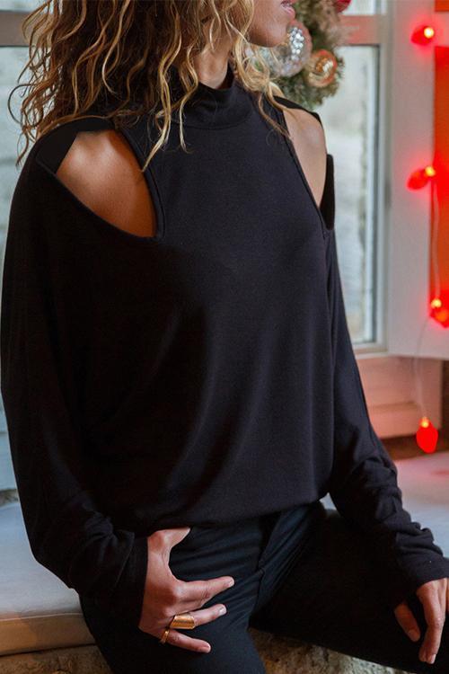 CityHottie Casual Hollowed-out T-shirt