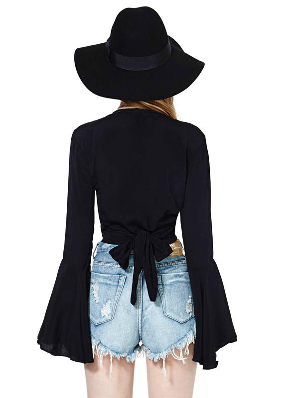 TOPS WOMEN FLARE SLEEVE FEMALE