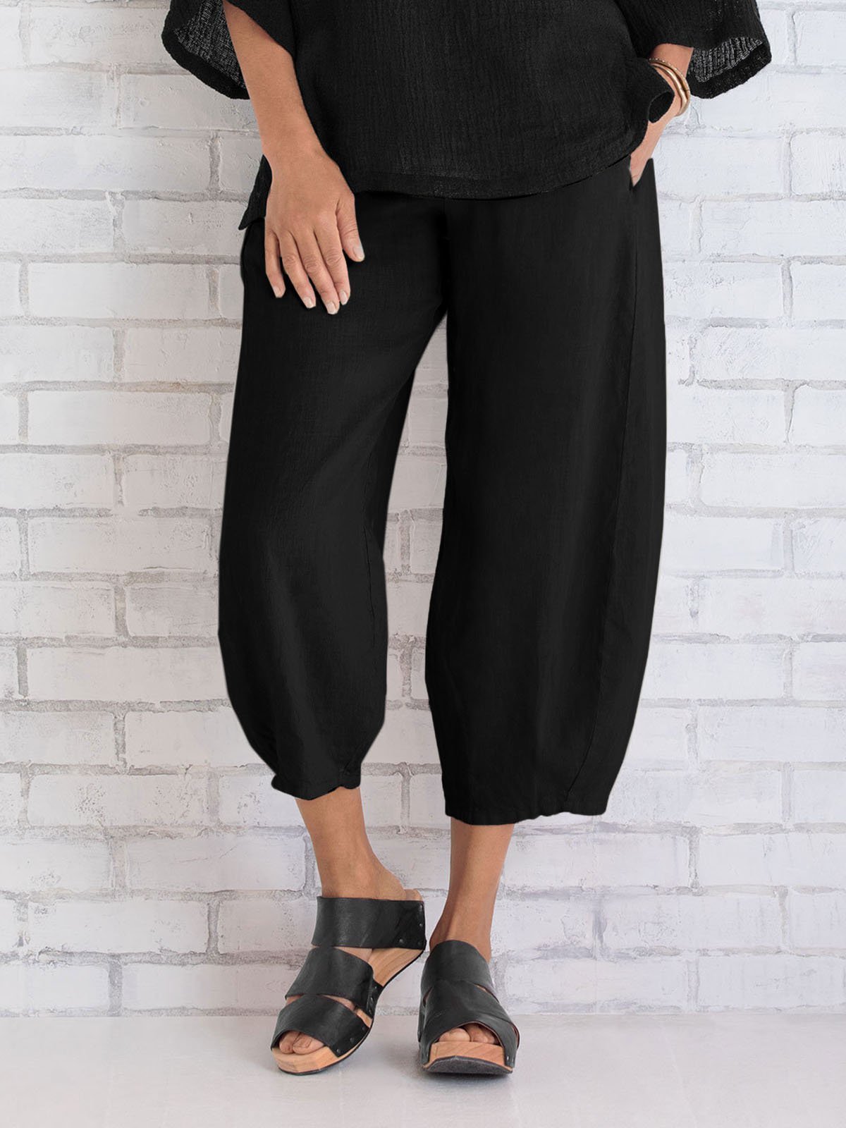 CityHottie - Women's Casual Loose Cotton Pants