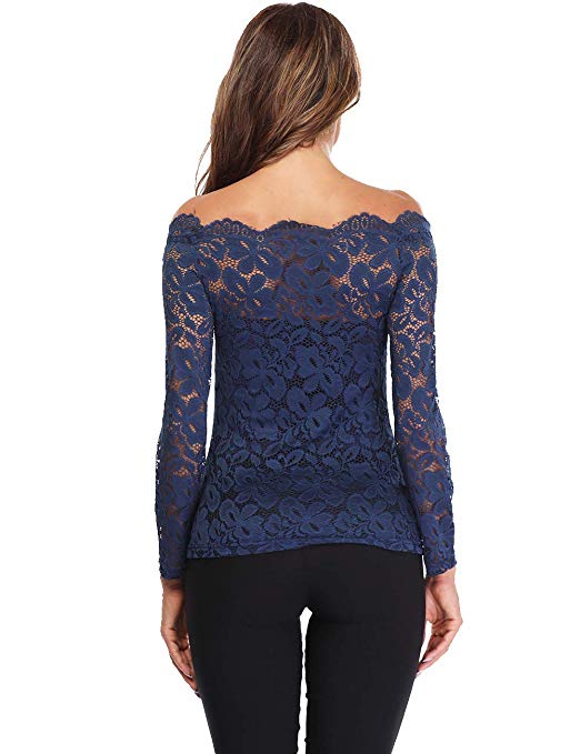 Lace Strapless Tops for Women Sexy Floral Lace Patchwork Summer Twin Set Blouse