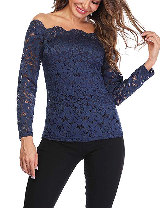 Lace Strapless Tops for Women Sexy Floral Lace Patchwork Summer Twin Set Blouse