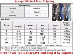 CityHottie - Spring Casual Baggy Jeans Women Fashion High Waist Jeans Mom Denim Trousers Overalls Oversize Boyfriend Pants Vintage