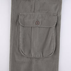 CityHottie - Hot Sell Quality Grunge Streetwear Cargo Pants Woman Low Waist Baggy Mom Jeans Vintage 90s Hippie Wide Leg Denim Trousers Korean Outfits