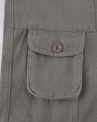 CityHottie - Fashion Women's Jeans Y2K High Street Waist Denim Trousers Drawstring Waist Flap Pocket Baggy Jeans Loose Women's Classic Pants