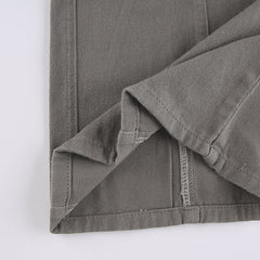 CityHottie - Hot Sell Quality Grunge Streetwear Cargo Pants Woman Low Waist Baggy Mom Jeans Vintage 90s Hippie Wide Leg Denim Trousers Korean Outfits