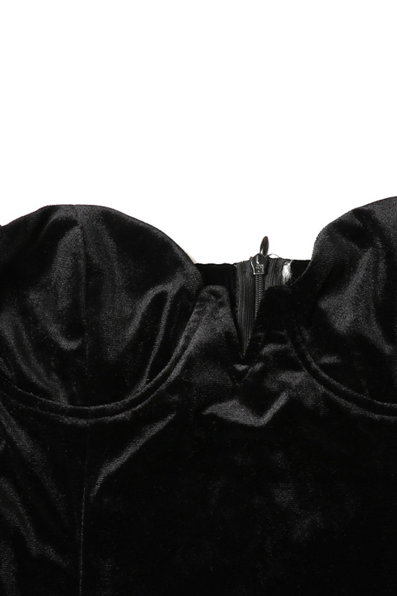 Off Shoulder Flares Sleeve Corset Velvet Dress