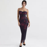 Victoria Print Long Dress