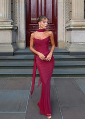 Strapless Bodycon Maxi Dress