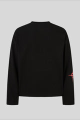 Gothic Cross Graphic Long Sleeve T-Shirt