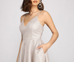 Erin Formal Stylish Glitter Party Dress