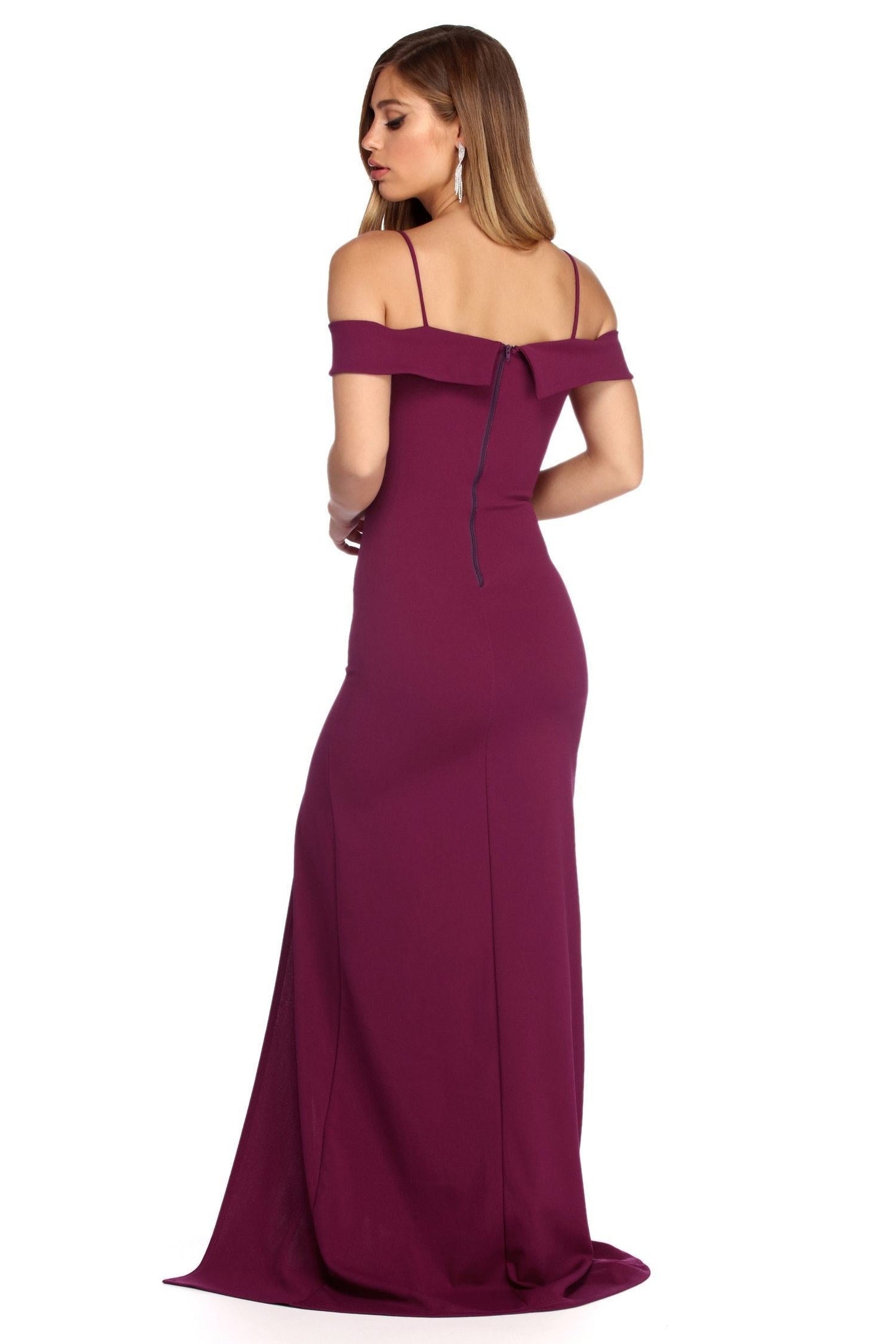 Nat Formal Stylish High Slit Dress