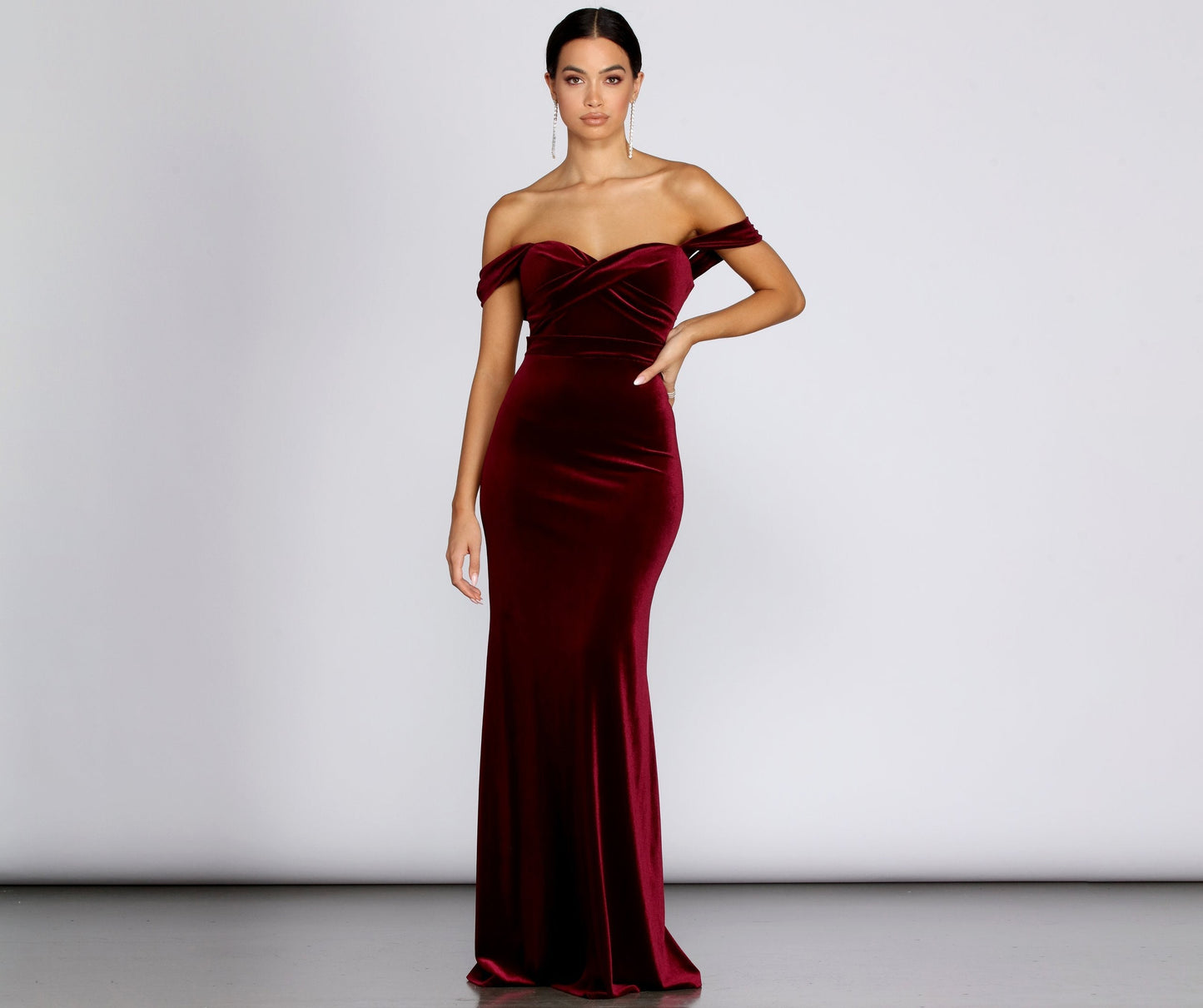 Jenisa Formal Off The Shoulder Dress - Lady Occasions