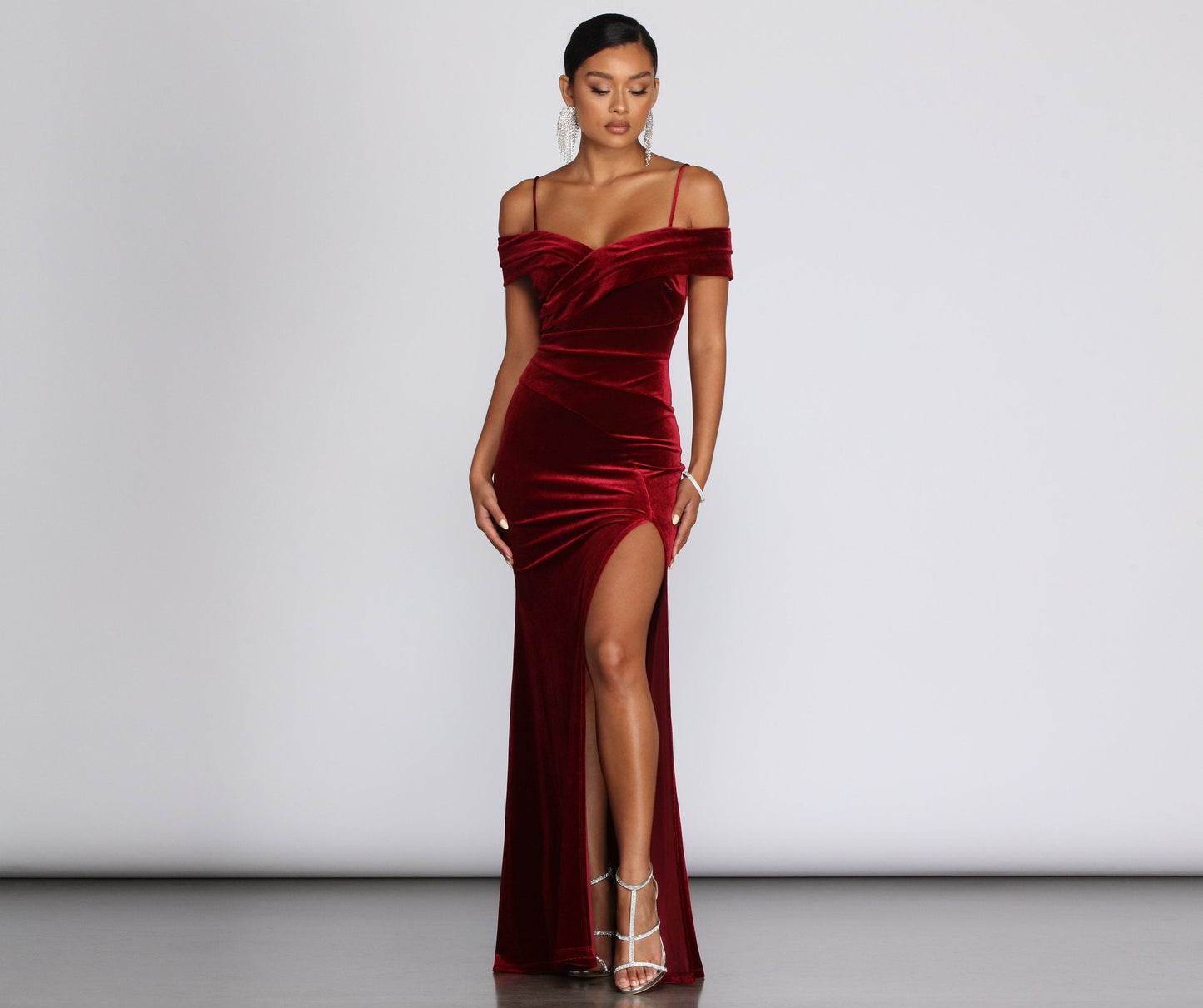 Christiana Velvet Formal Dress - Lady Occasions