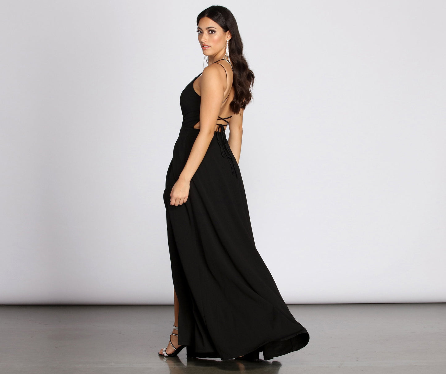 Rosanna Crepe Stylish A-Line Dress